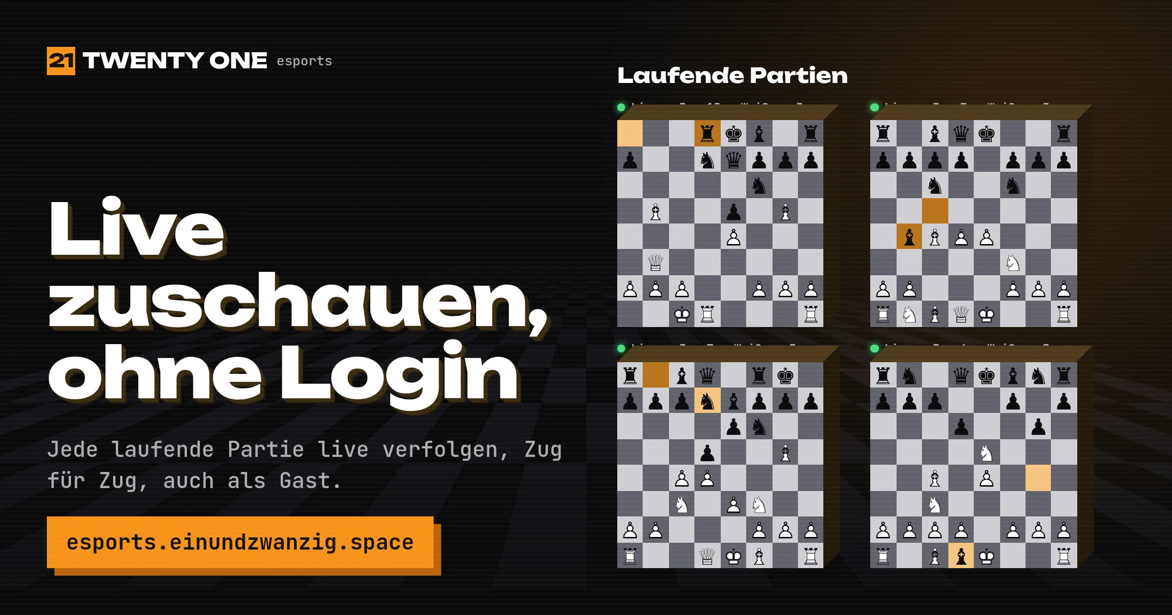 Live zuschauen, ohne Login